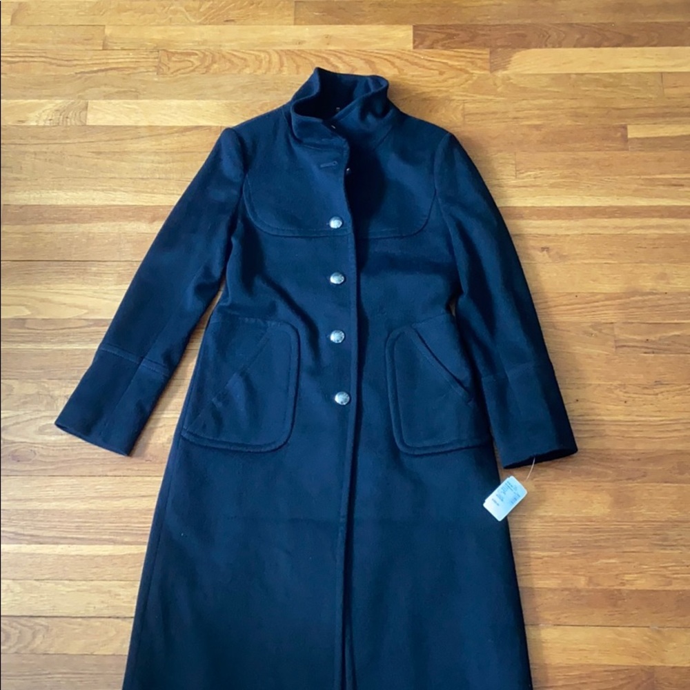 Tahari NWT Black wool coat (size 6)
